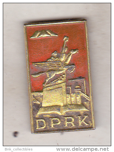 North Koreea Pin Badge - The Democratic People´s Republic Of Korea Pin Badge - Altri & Non Classificati