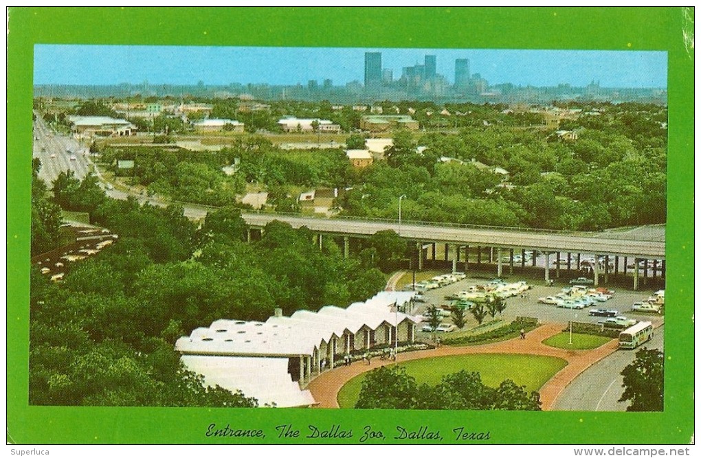 R-C.6-ENTRANCE THE DALLAS ZOO-DALLAS-TEXAS - Dallas