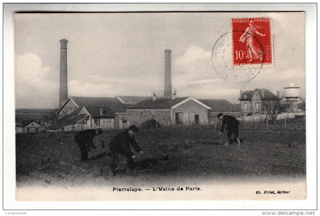 95 - Pierrelaye - L'usine De Paris - Editeur: Millet - Pierrelaye