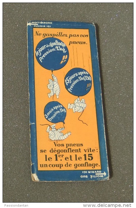 Ancienne Carte Michelin France - Numéro 68 - Niort / Châteauroux - Cartes Routières