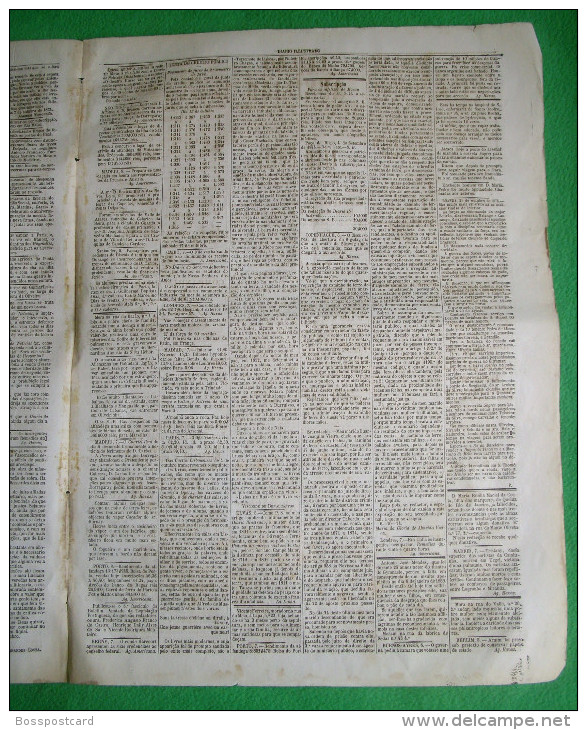 Moura - Jornal "Diario Illustrado" Nº 734 De 9 De Outubro De 1874. Beja. - Zeitungen & Zeitschriften