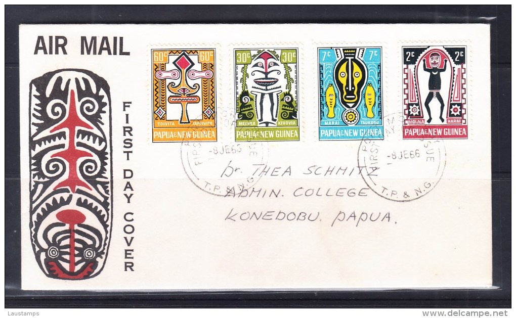 Papua New Guinea 1966 Folklore FDC - Papouasie-Nouvelle-Guinée