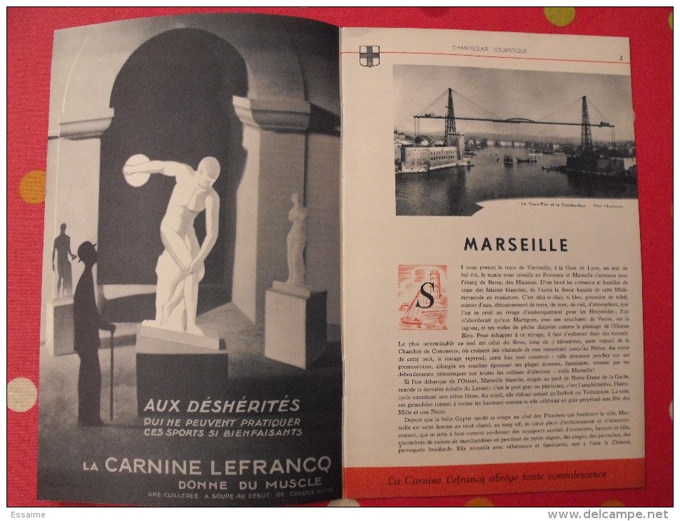 Chanteclair Touristique N° 2. 1933. Marseille. 8 Pages De Photod - 1900 - 1949