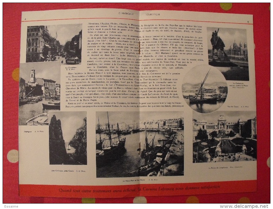 Chanteclair Touristique N° 2. 1933. Marseille. 8 Pages De Photod - 1900 - 1949