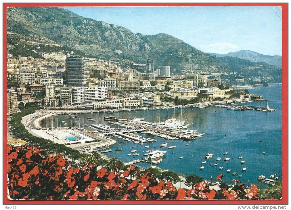 CARTOLINA NV MONTE CARLO - MONACO - Vista Sul Porto - 10 X 15 - Harbor