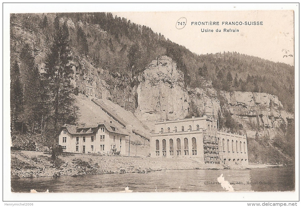 Doubs - 25 - Usine Du Refrain En 1909 Ed A Maiche 747 - Autres & Non Classés