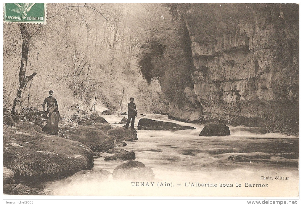Ain - 01 - Tenay - L'albarine Sous Le Barmoz En 1912 - Unclassified