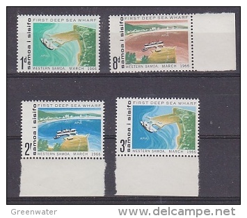 Samoa 1966 First Deep Sea Wharf 4v ** Mnh (21156) - Samoa