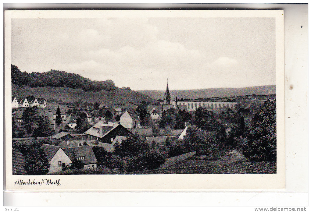 4791 ALTENBEKEN, Panorama - Altenbeken