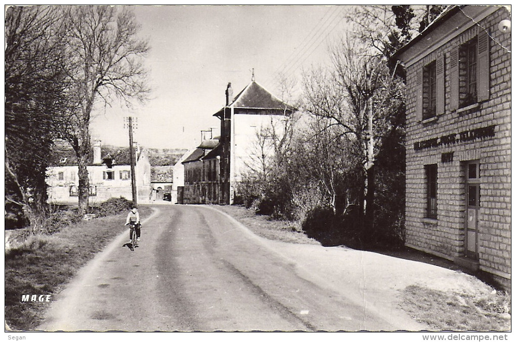 DUVY    RUE PRINCIPALE  LA POSTE   ANNEE 1962 - Otros & Sin Clasificación