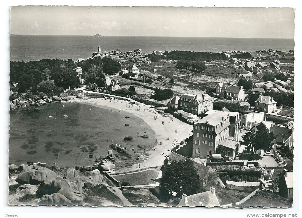 Cpsm: 22 PLOUMANACH (c. Perros Guirec) En Avion Au Dessus De ... (Vue Aérienne) 1963  N° 38 - Ploumanac'h