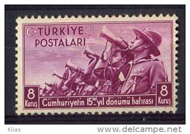 TURKEY 1938  Republic Anniversary  (scountig) MNH - Turks And Caicos