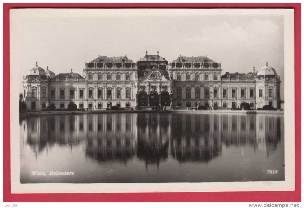 168772 / Vienna Wien IV - SCHLOSS BELVEDERE , PANORAMA  - Austria Österreich Autriche - Belvedere