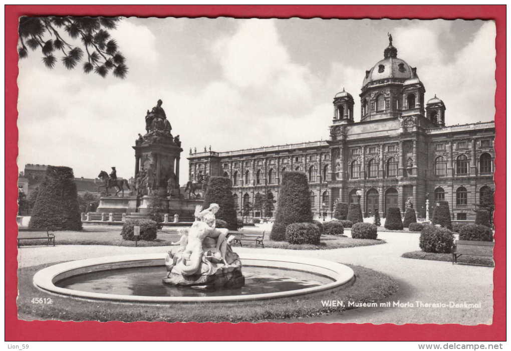 168773 / Vienna Wien - MUSEUM MIT MARIA THERESIA DENKMAL , MERMAID FONTAIN - Austria Österreich Autriche - Museen