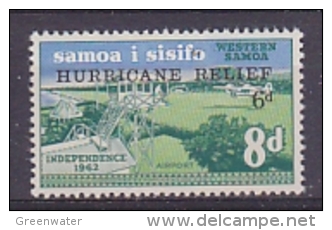 Samoa 1966 Hurricane Relief 1v ** Mnh (21165A) - Samoa