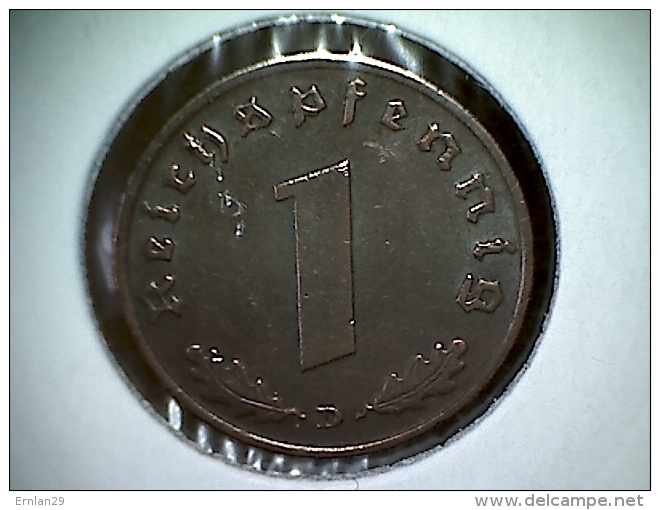 Allemagne 1 Pfennig 1938 D - 1 Rentenpfennig & 1 Reichspfennig