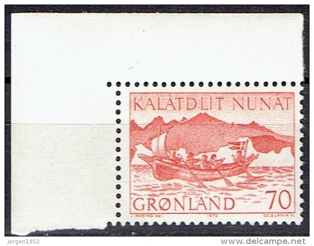 GREENLAND # STAMPS FROM YEAR 1972 STANLEY GIBBONS 78 - Unused Stamps