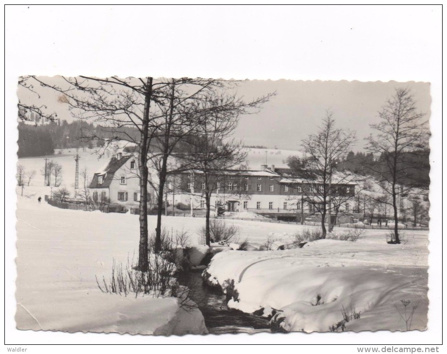 9301  WALTHERSDORF  -  FERIENHEIM DES VEB ZENTRALWERKSTATT  REGIS   ~ 1964   WINTER - Burgstaedt