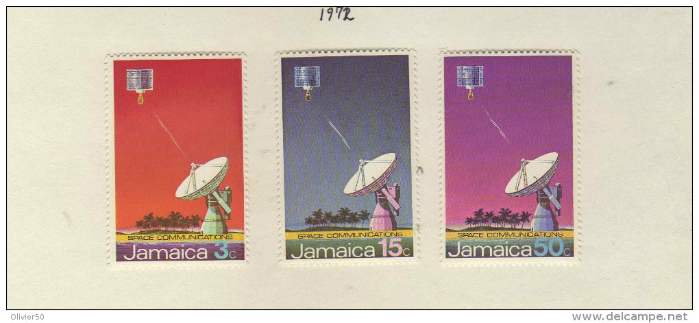 Jamaïque (1972)  - "Communications Spatiales" Neufs* - Jamaïque (...-1961)