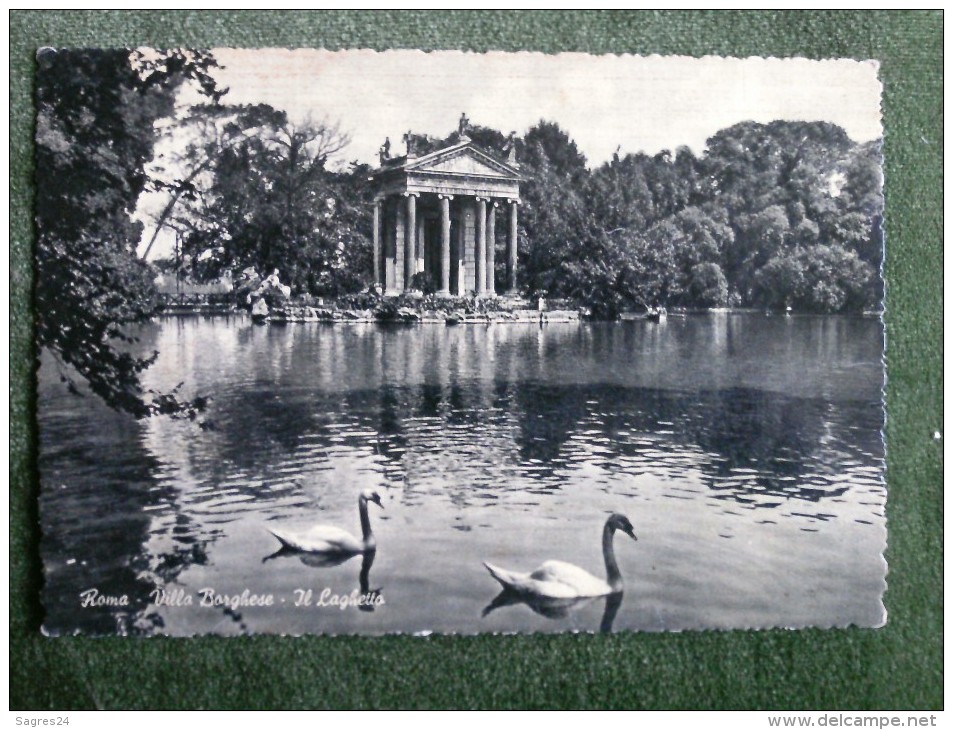 Italie - Roma - Villa Borghese - Le Petit Lac - Little Lake - Parks & Gardens