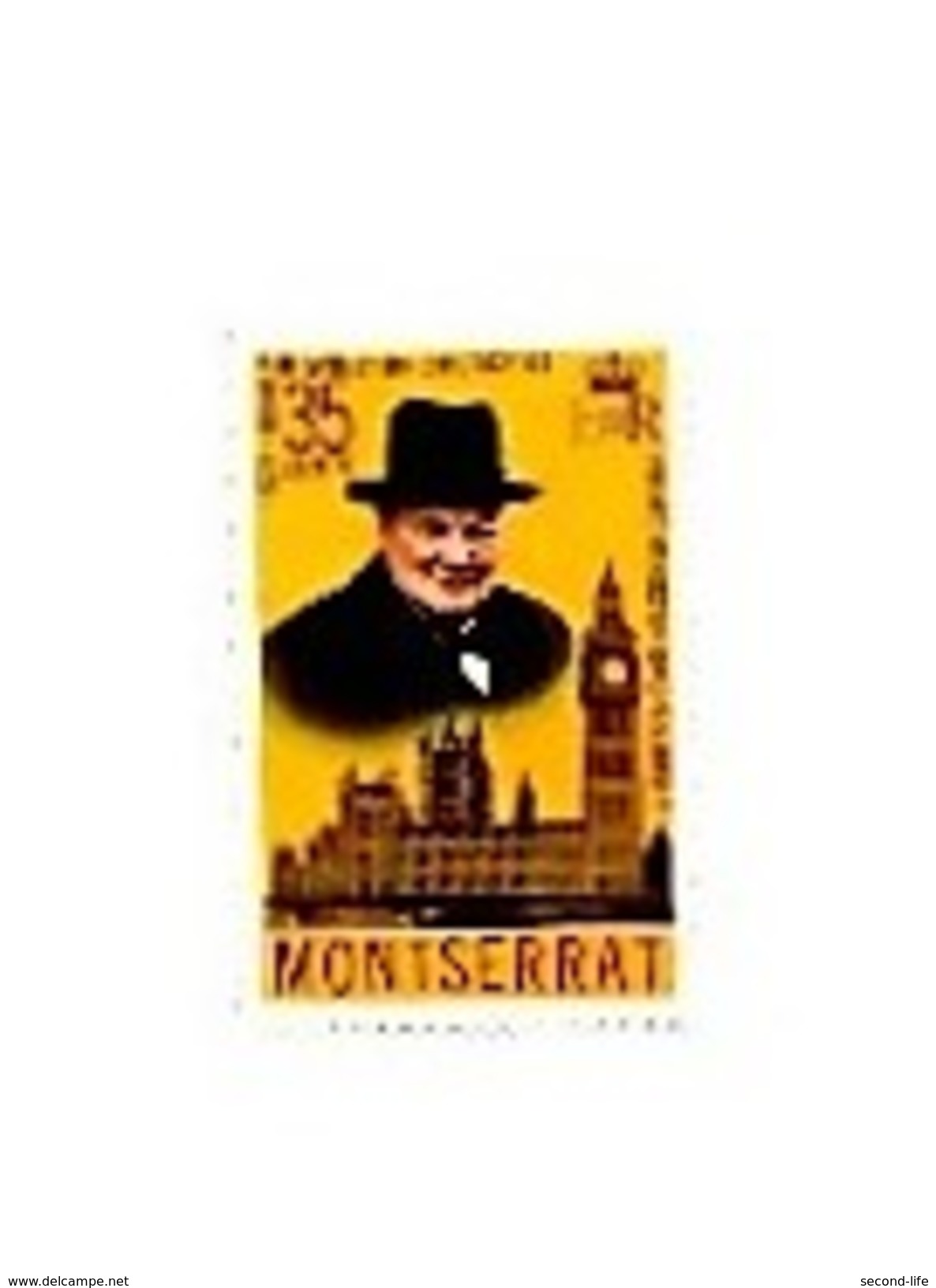 Montserrat. Winston Churchill** 1874-1974. Prime Minister 1940-5 & 1951-5. - Montserrat