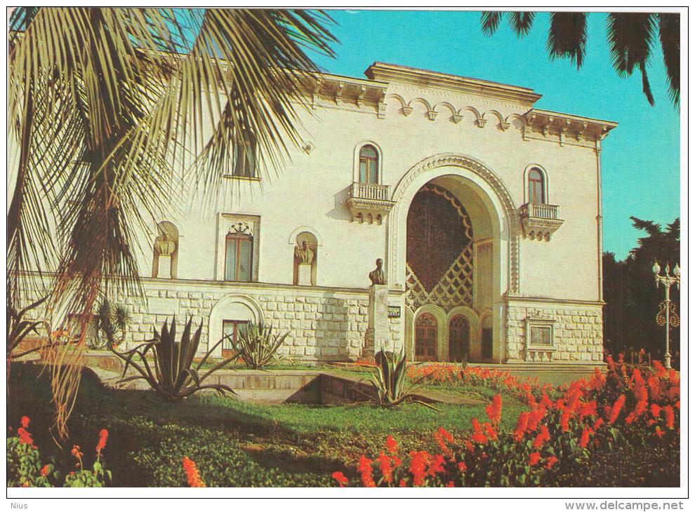 Georgia USSR 1980 Sukhumi, Abkhazia, State Drama Theater Theatre - Georgia