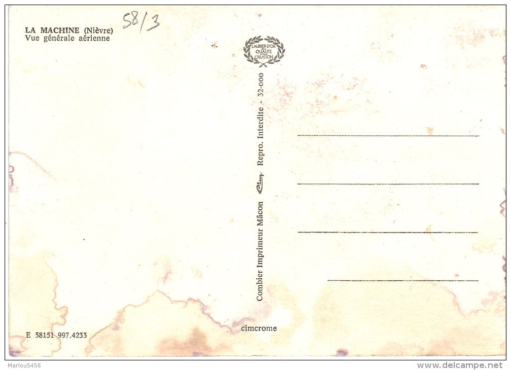 LA MACHINE, Vue Générale Aérienne - La Machine