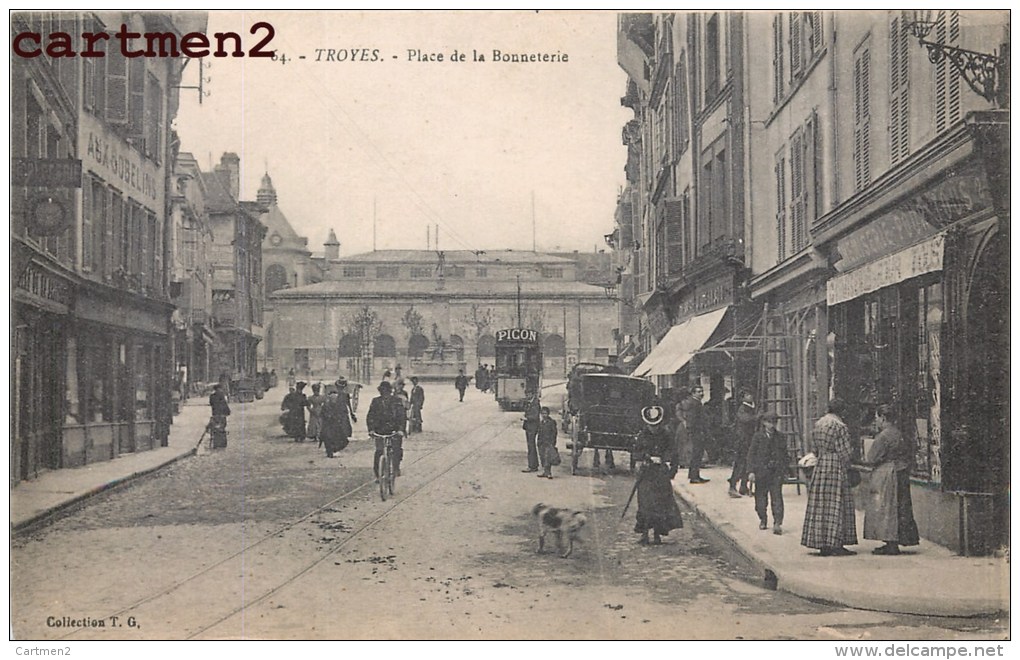 TROYES PLACE DE LA BONNETERIE TRAMWAY 10 AUBE - Troyes