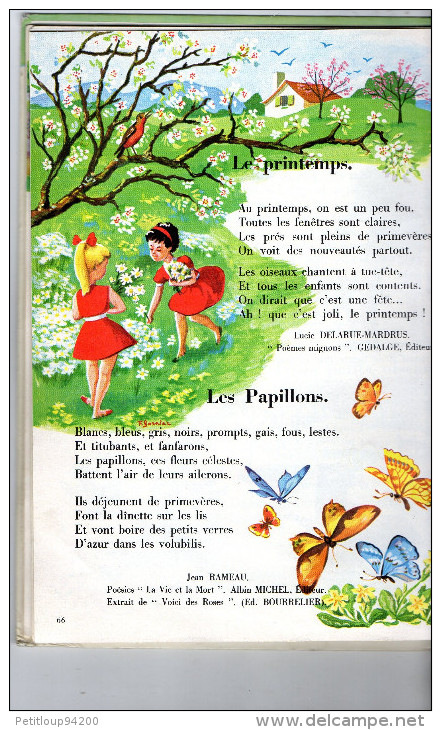 LIVRE DE LECTURE   METHODE BOSCHER - LA JOURNEE DES TOUT PETITS -LIVRET UNIQUE  Mme J-CHAPRON  Loudéac  1979