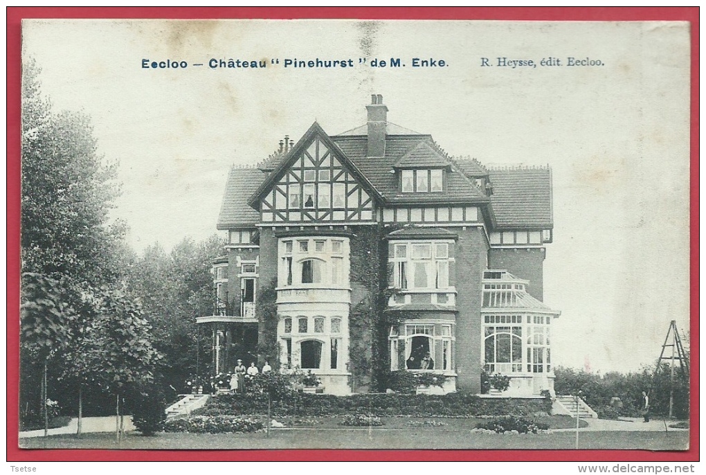 Eeklo - Kasteel " Pinehurst " De Mr Enke ( Verso Zien ) - Eeklo