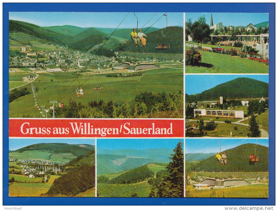 Deutschland; Willingen Waldeck; Multivuekarte - Waldeck