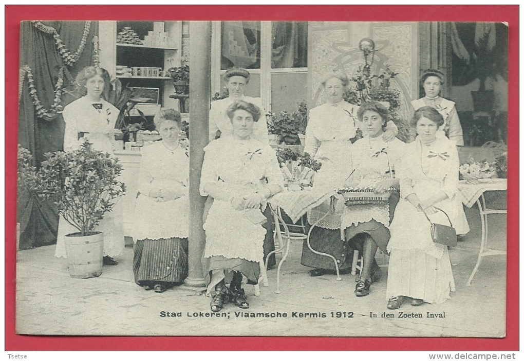 Lokeren (Stad)  - Vlaamsche Kermis 1912  - In De Zoeten Inval ( Verso Zien ) - Lokeren