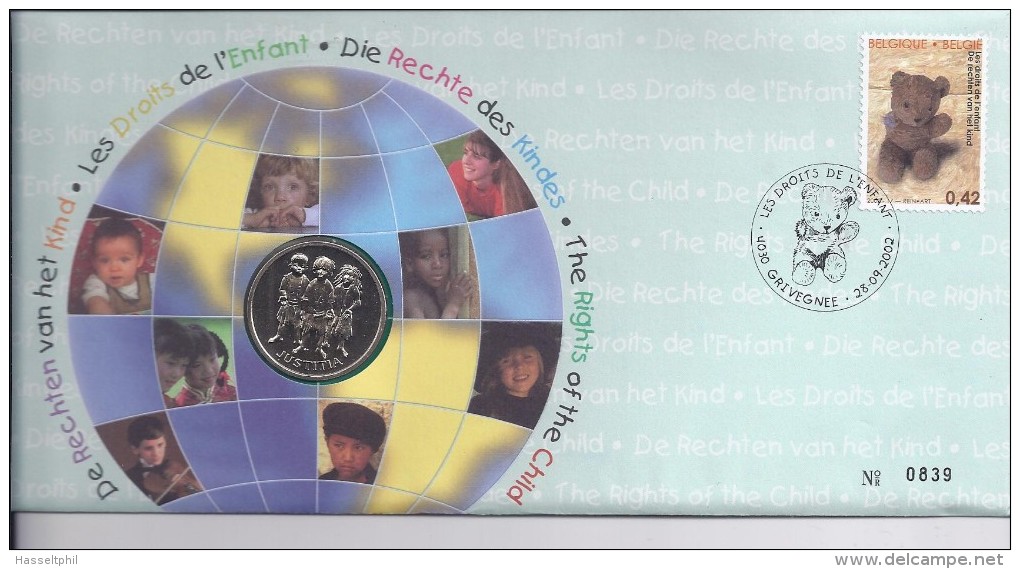 Belgie - Belgique Numisletter 3096 Rechten Van Het Kind - Les Droits De L'enfant 2002 - Numisletter