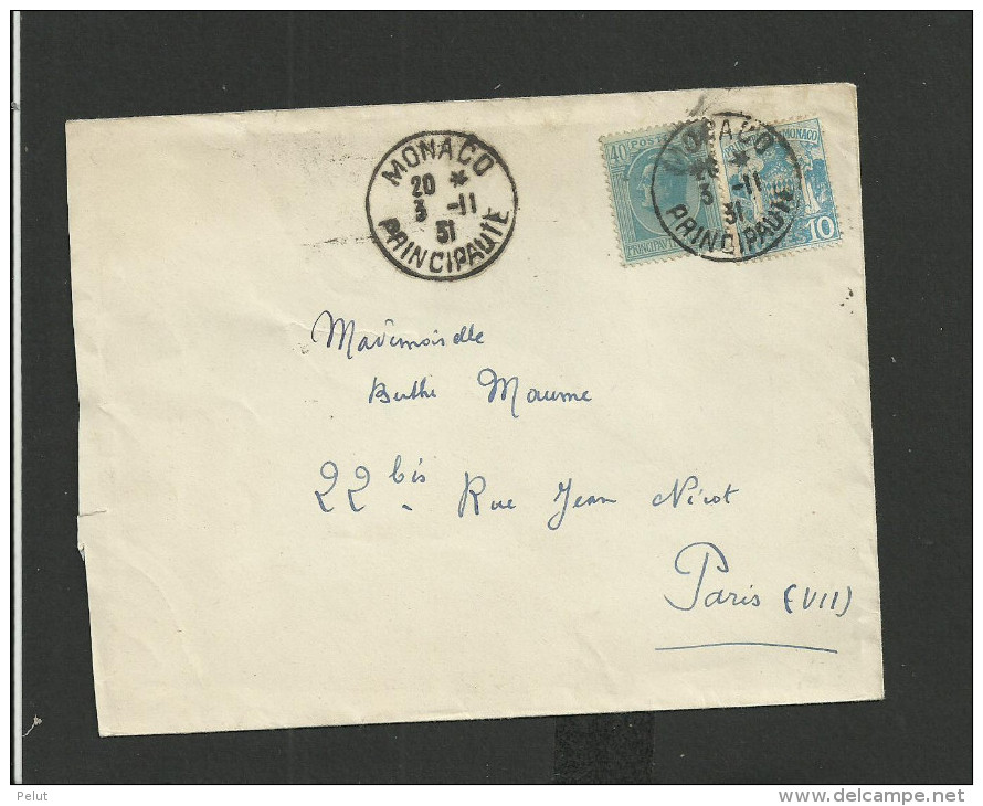 Enveloppe Monaco 1931 - Brieven En Documenten