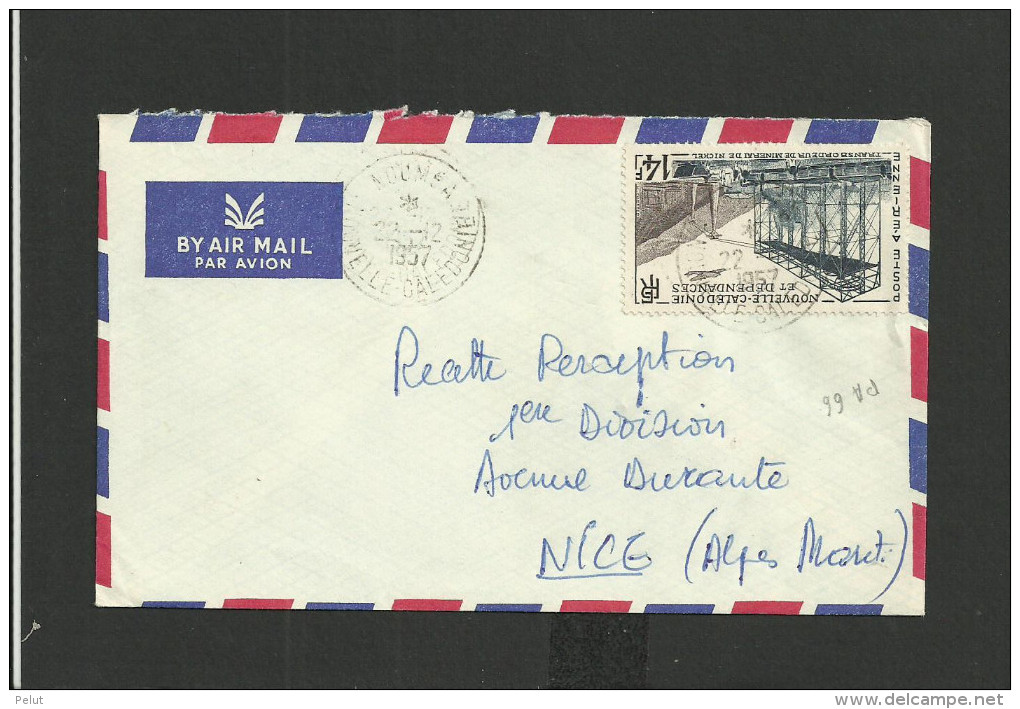 Enveloppe  Nouvelle-Calédonie 1957 - Covers & Documents