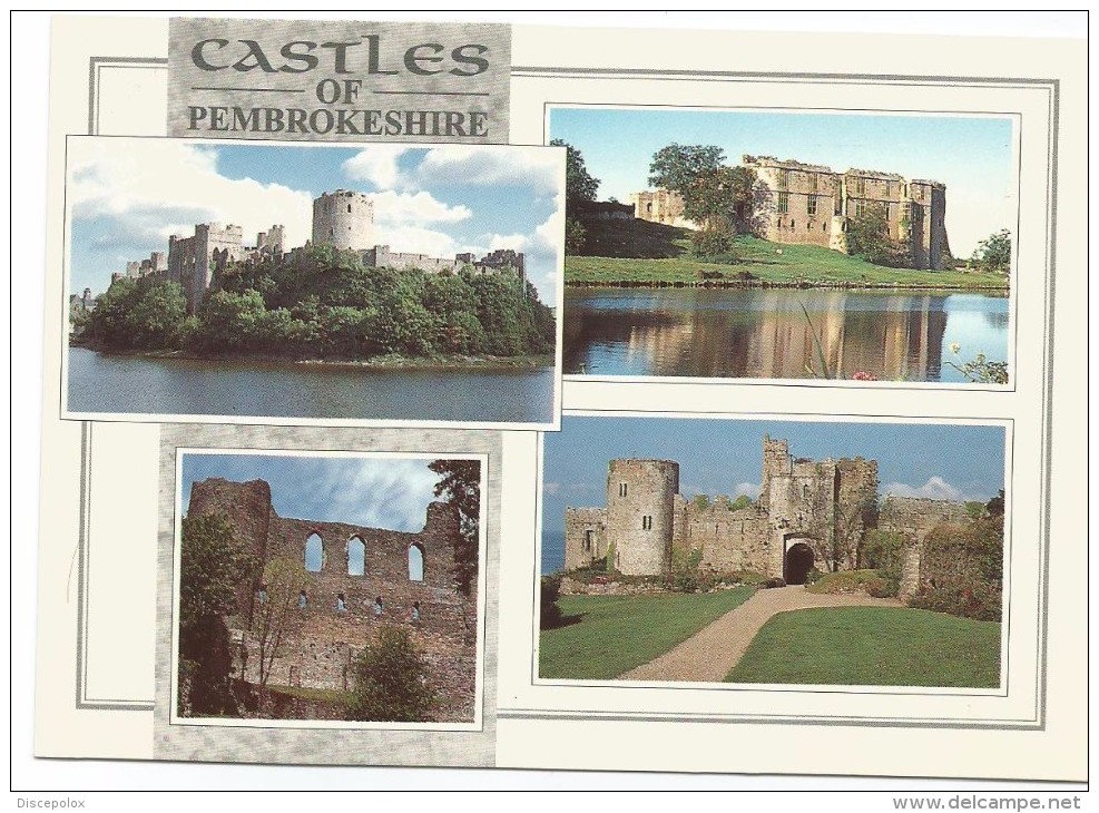 K3656 Castels Of Pembrokeshire - Castle Pembroke Haverfordwest Carew Manorbier / Non Viaggiata - Pembrokeshire