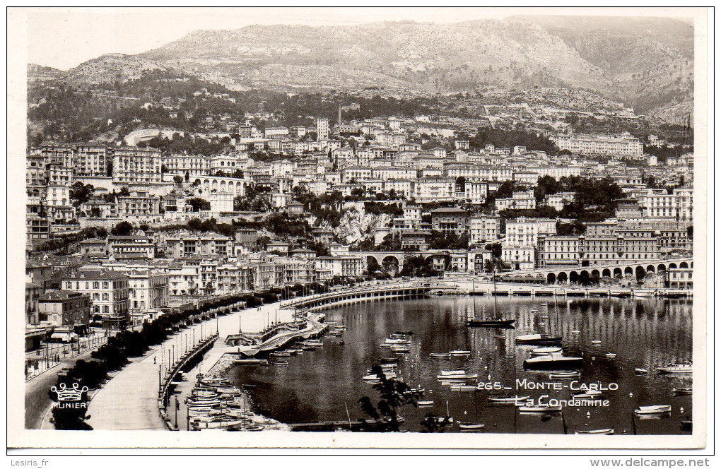 CP - PHOTO - MONTE CARLO - LA CONDAMINE - 265 - MUNIER - La Condamine