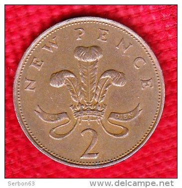 1 PIECE ANGLETERRE 2 NEW PENCE 1971 ELIZABETH II D. G. REG. F:D: +  N° 147 - 2 Pence & 2 New Pence