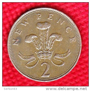 1 PIECE ANGLETERRE 2 NEW PENCE 1971 ELIZABETH II D. G. REG. F:D: +  N° 150 - 2 Pence & 2 New Pence