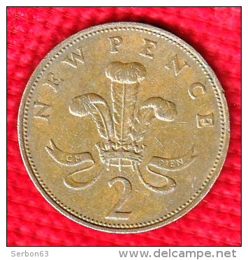 1 PIECE ANGLETERRE 2 NEW PENCE 1971 ELIZABETH II D. G. REG. F:D: +  N° 151 - 2 Pence & 2 New Pence