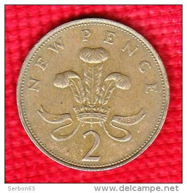 1 PIECE ANGLETERRE 2 NEW PENCE 1971 ELIZABETH II D. G. REG. F:D: +  N° 152 - 2 Pence & 2 New Pence