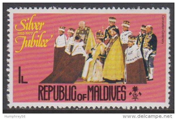 1977 - MALDIVES - Y&T 624 [25 Years Regency Elizabeth II (MNH/**)] - Maldives (1965-...)