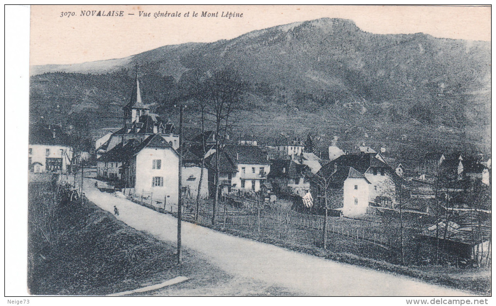 Carte Postale Ancienne - Novalaise - Vue Générale Et Mont L'Epine - Autres & Non Classés
