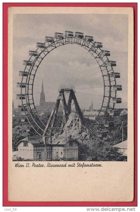 169045 / Vienna Wien - PRATER RIESENRAD MIT STEFANSTURM -   Austria Österreich Autriche - Prater