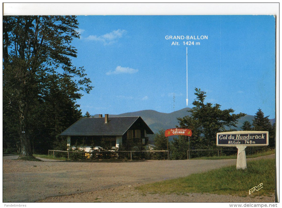 CPM : LES HAUTES VOSGES : La Route Joffre Au Col Du HUNDSRUCK : Le Chalet "La Fourmi" (N° 8071-68) - Autres & Non Classés