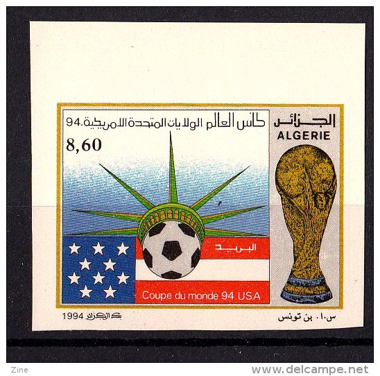 ALG Algeria No 1058 Imperforate FIFA World Cup Football Soccer USA 1994 - 1994 – Estados Unidos