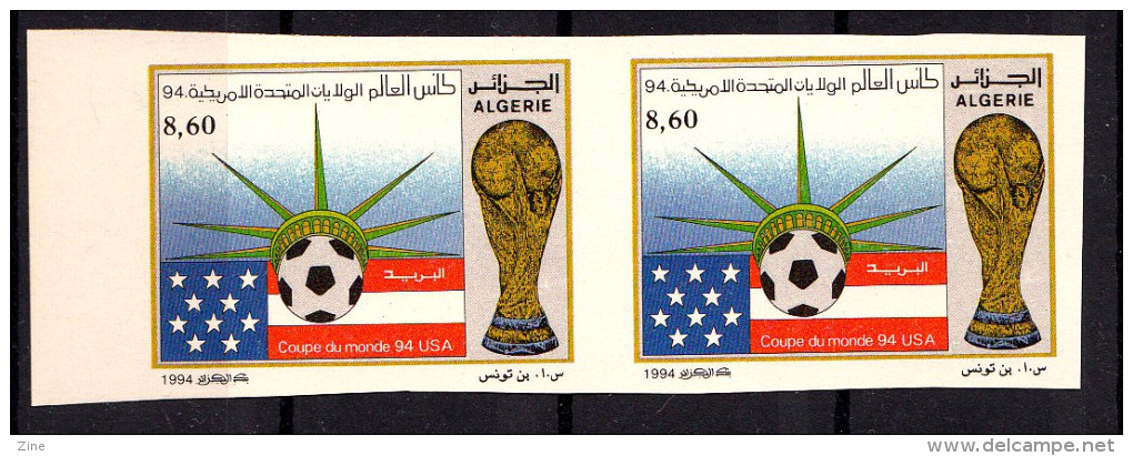 ALG Algeria No 1058 Imperforate FIFA World Cup Football Soccer USA 1994 - 1994 – Estados Unidos