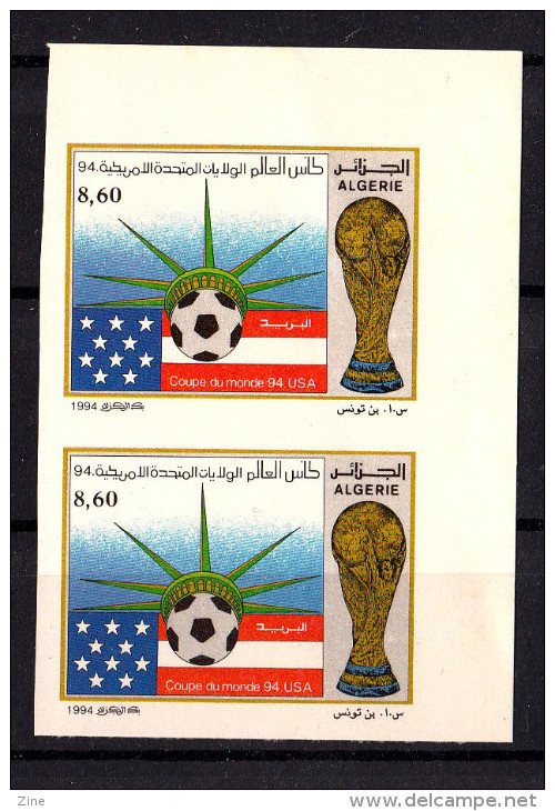 ALG Algeria No 1058 Imperforate FIFA World Cup Football Soccer USA 1994 - 1994 – Estados Unidos