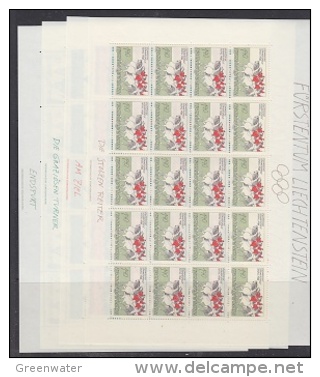 Liechtenstein 1988 Olympic Sommergames 4v Sheetlets ** Mnh (F3199) - Summer 1988: Seoul