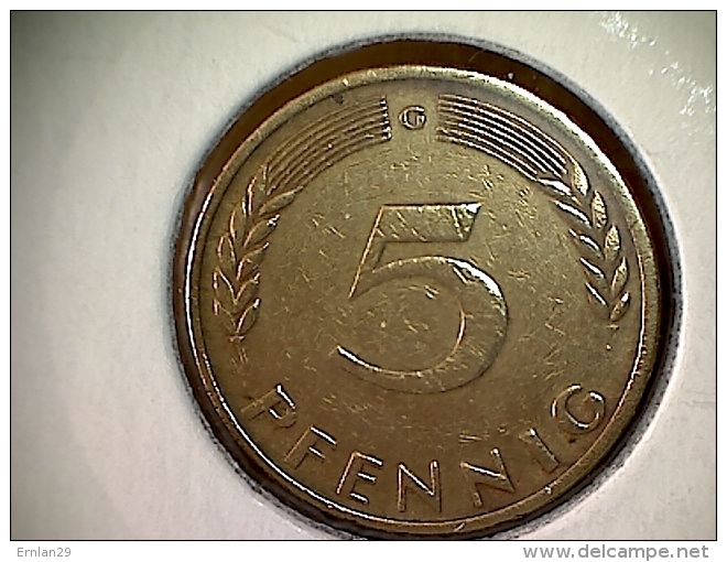 Allemagne 5 Pfennig 1950 G - 5 Pfennig